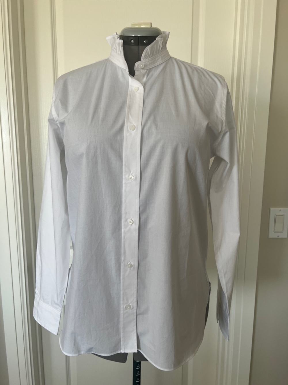 NWOT J Crew Ruffle Collar Blouse